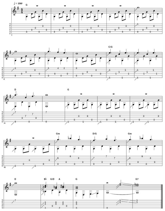 Tab: Play acoustic like Leo Kottke